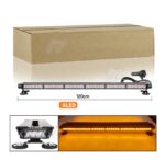 Стробоскоп мигалка LED балка на дах авто, на магнітах, 120СМ/4 сторони / ЖОВТИЙ 120Вт, прикурювач 12-24В