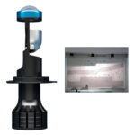 Світлодіодні LED-лампи Bi-Led з лінзою Y70 - H8, H9, H11, 15000 LM 6500 K 9-32В ( к-кт 2шт) - Зображення 4