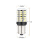 LED лампа / Цоколь 1156-144LED / CAN (БІЛИЙ) к-кт 2шт - Зображення 5