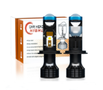 Світлодіодні LED-лампи Bi-Led з лінзою Y70 - H8, H9, H11, 15000 LM 6500 K 9-32В ( к-кт 2шт)
