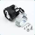 Led мото фара Bi-Led кругла 40W (Біле/Біле) IP67 ближнє і дальнє світло, 1 шт - Зображення 5