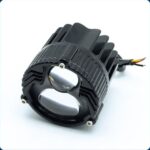 Led мото фара Bi-Led кругла 40W (Біле/Біле) IP67 ближнє і дальнє світло, 1 шт - Зображення 3