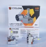 Світлодіодні LED-лампи головного світла Cyclone LED type 50 D3S 6000K 12000 LM 2 шт комплект.