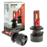 Світлодіодні LED-лампи головного світла DECKER PL-01 12-24V ЦОКОЛЬ - H7 10000 Lm 9-32V КОМПЛЕКТ - Зображення 4