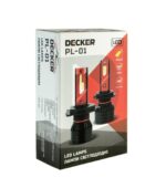Світлодіодні LED-лампи головного світла DECKER PL-01 12-24V ЦОКОЛЬ – H11 10000 Lm 9-32V КОМПЛЕКТ - Зображення 6