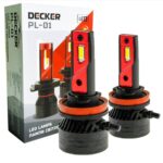 Світлодіодні LED-лампи головного світла DECKER PL-01 12-24V ЦОКОЛЬ – H11 10000 Lm 9-32V КОМПЛЕКТ