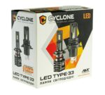 Світлодіодні LED-лампи Cyclone HB3 ( 9005, 9006 ) 5000K 4600LM/12W TYPE 33 КОМПЛЕКТ - Зображення 4