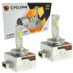 Світлодіодні LED-лампи головного світла Cyclone LED type 50 D1S 6000K 12000 LM 2 шт комплект.