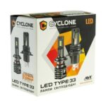 Світлодіодні LED-лампи Cyclone H3 5000K 4600LM TYPE 33 КОМПЛЕКТ МІНІ - Зображення 4