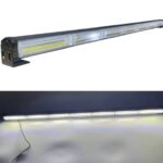 СТРОБОСКОП МИГАЛКА LED БАЛКА 103СМ/ COB 1-7 / БІЛА, 14 РЕЖИМІВ, ЖИВЛЕННЯ – ПРИКУРЮВАЧ.