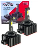 Світлодіодні LED-лампи Decker PL-07 Цоколь D3S 6000K 50W 12-24V 12000Lm 2 шт комплект.
