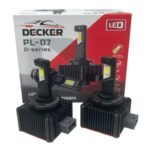 Світлодіодні LED-лампи Decker PL-07 Цоколь D1S 6000K 50W 12-24V 12000Lm 2 шт комплект.
