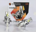 LED Лампи Cyclone H4 type-51 6000k 8000Lm 35W 12V. Вбудований модуль обходу помилки бортового комп’ютера CANBUS