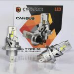 LED Лампи Cyclone H4 type-51 6000k 8000Lm 35W 12V. Вбудований модуль обходу помилки бортового комп’ютера CANBUS
