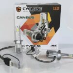 LED Лампи Cyclone H1 type-51 6000k 8000Lm 35W 12V. Вбудований модуль обходу помилки бортового комп’ютера CANBUS