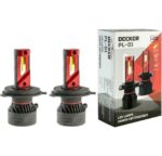 Світлодіодні LED-лампи головного світла DECKER PL-01 12-24V ЦОКОЛЬ – H4 10000 Lm 9-32V КОМПЛЕКТ