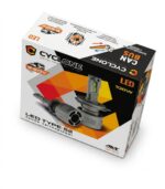 Світлодіодні LED-лампи головного світла LED Cyclone Type-52 ЦОКОЛЬ – H4 18000Lm 6000K 9-60V 100ВТ КОМПЛЕКТ 2 ЛАМПИ - Зображення 7