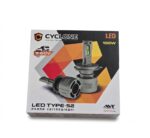 Світлодіодні LED-лампи головного світла LED Cyclone Type-52 ЦОКОЛЬ – H4 18000Lm 6000K 9-60V 100ВТ КОМПЛЕКТ 2 ЛАМПИ - Зображення 6