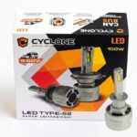 Світлодіодні LED-лампи головного світла LED Cyclone Type-52 ЦОКОЛЬ - H1 18000Lm 6000K 9-60V 100ВТ КОМПЛЕКТ 2 ЛАМПИ