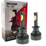 LED-ЛАМПИ Decker LED PL-07 H1 6000K 12000LM 2 ШТ КОМПЛЕКТ